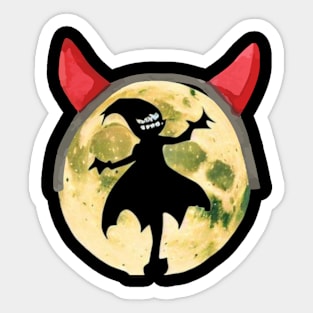 moon halloween Sticker